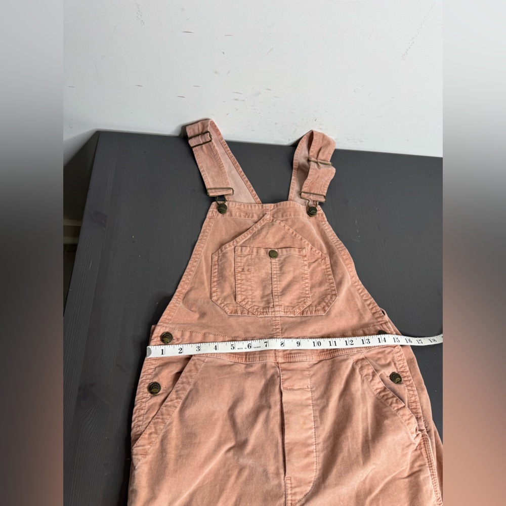 Faherty Kerry Twill Overalls Organic Cotton Pockets - Picture 9 of 11